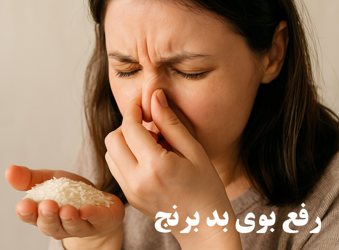 رفع بوی بد برنج