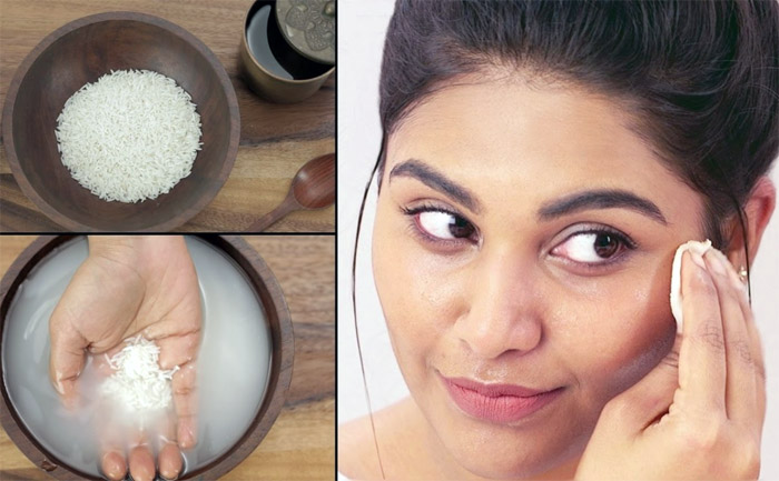 خواص آب برنج برای پوست