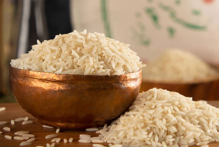 برنج در ظرف مسی