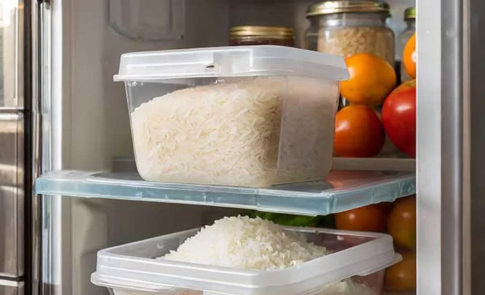 نگهداری برنج داخل یخچال