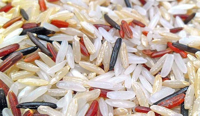 تغییر رنگ برنج