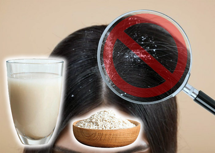 درمان شوره سر با آب برنج